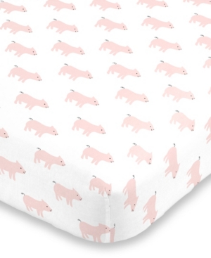 Nojo Piggy Super Soft Mini Crib Sheet Bedding In Pink