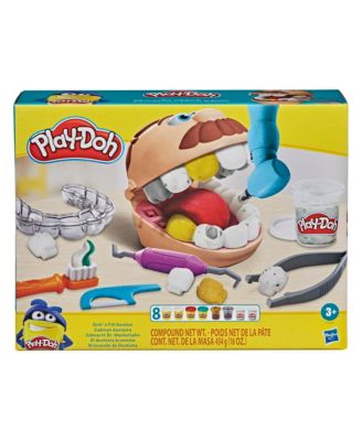 Hasbro B5520 Classic Play Doh Play Dentist Doctor Electric Drill and Fill Set 