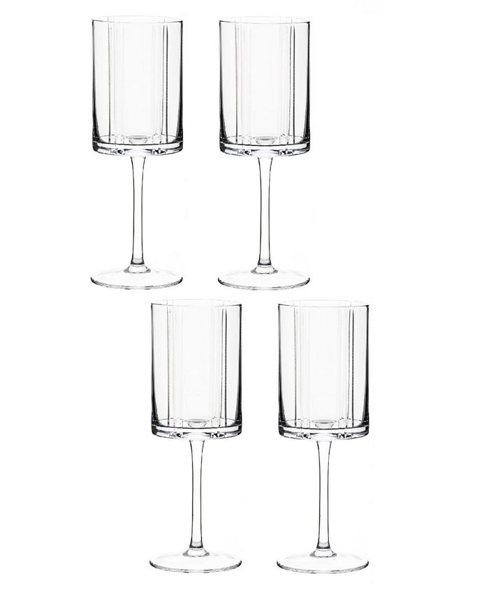 Qualia Glass Trilogy Crystal Stemware, Set of 4 Macy's