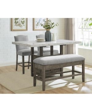 Furniture Grayson Dining 6-pc Set (rectangular Table + 4 Side Chairs+ Bench)
