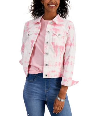 Macy's style and co denim jacket best sale