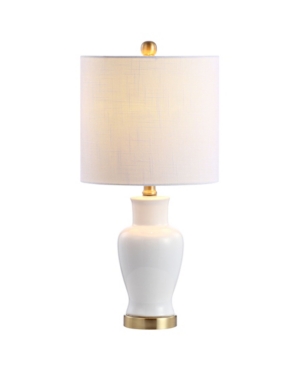 Jonathan Y Chi Modern Classic Led Table Lamp In White