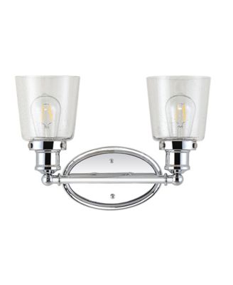 Beverly 2-Light Glass Classic Cottage LED Vanity Light