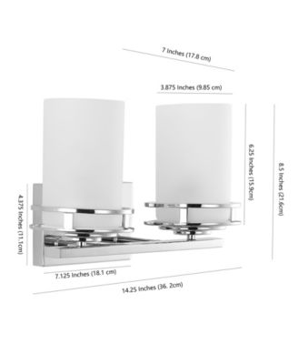 Fairfax 2-Light Contemporary Glam LED Vanity Light