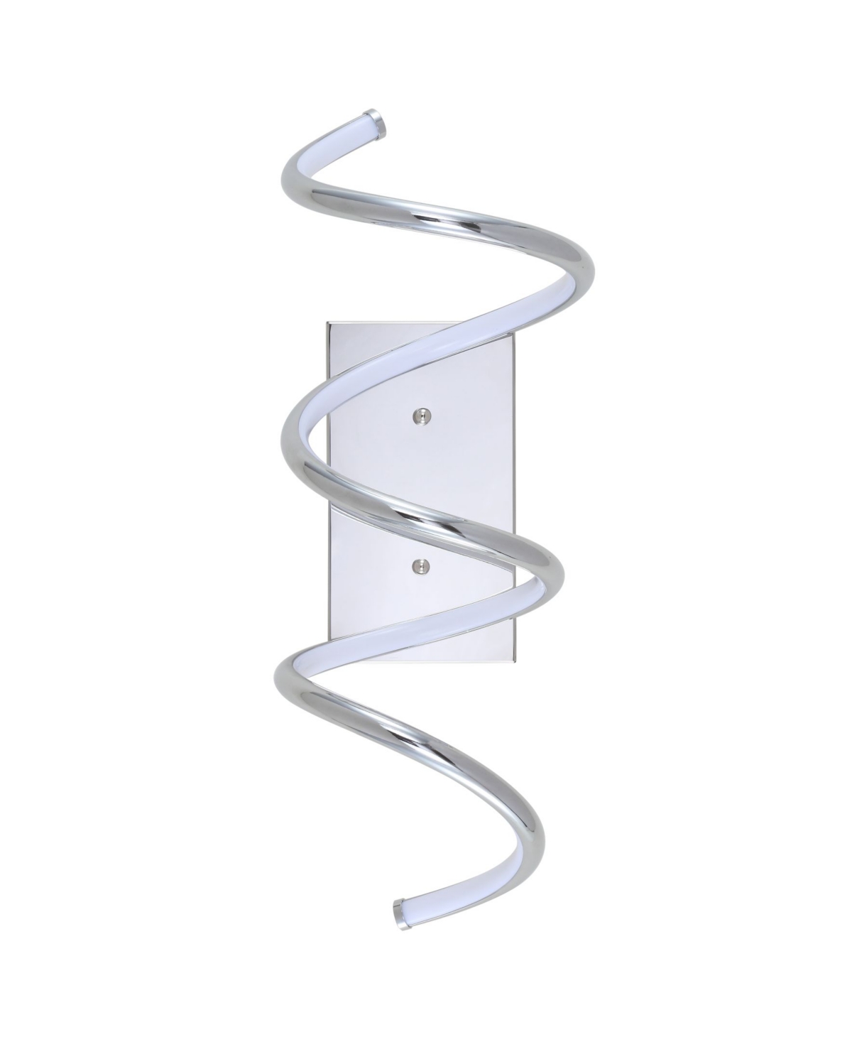 Jonathan Y Scribble 7" Modern Integrated Led Vanity Light Sconce In White
