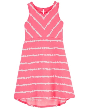 Big Girls Tie-Dye Hi-Lo Dress