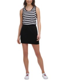 Women's Striped Colorblocked Dress