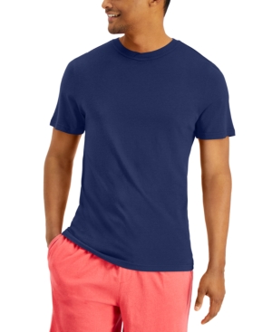 Shop Club Room Men's Pajama T-shirt, Created For Macy's In Blue