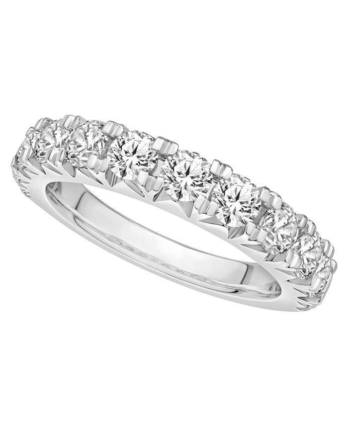 Macy's - Certified Diamond 1 ct. t.w. Pave Band in 14K White Gold or Yellow Gold