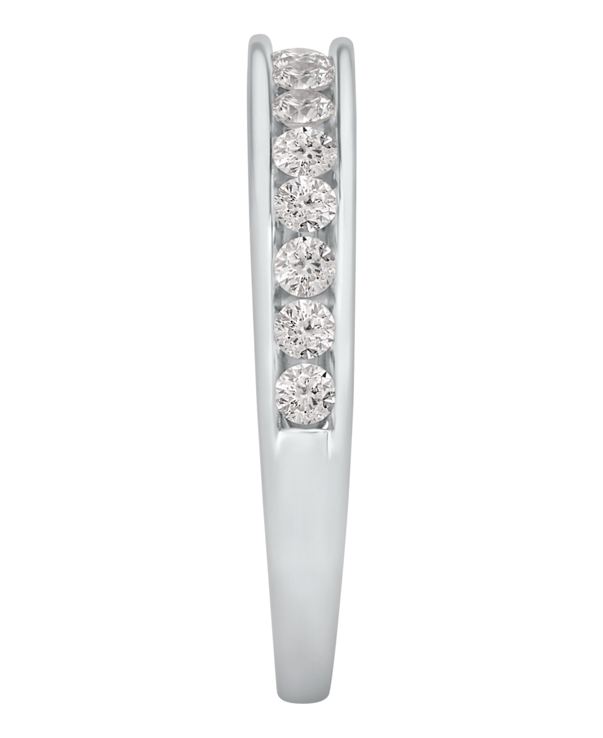 Certified Diamond Channel Band (1/2 ct. t.w.) in 14Kor Yellow Gold - White Gold