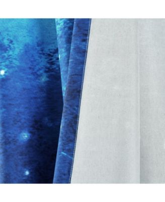 Kids Space Star Ombre Window Curtain Panels Set, 84" x 52"