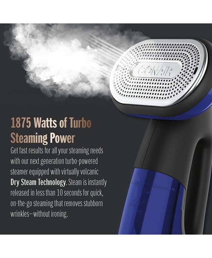 Conair Turbo ExtremeSteam 1875 Watt Handheld Fabric, 2in1 Steam and