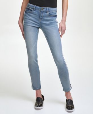 Women's Contrast Logo Taping Jeans