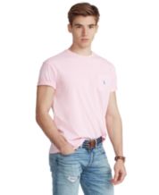 Luxury Fashion Men Rhinestone Brown Black Blue Pink Short Sleeve Slim  T-Shirt