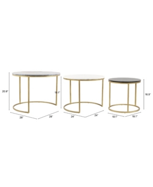 Zuo Franco Nesting Coffee Table In Yellow