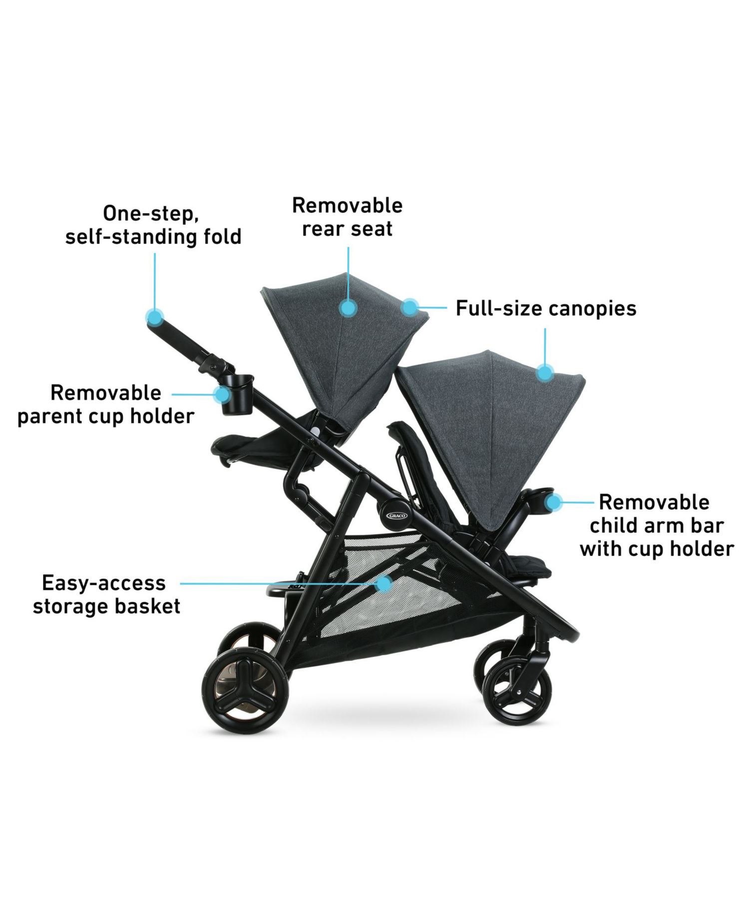 Ready2Grow 2.0 Double Stroller