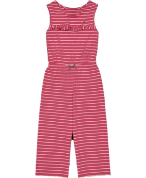 Tommy Hilfiger Big Girls Long Ruffle Romper