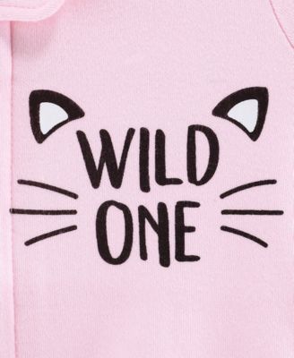 Baby Girls Sleep n Play Footed Pajamas Sleepwear Set, 6-9 Months, Newborn, 3-Pack