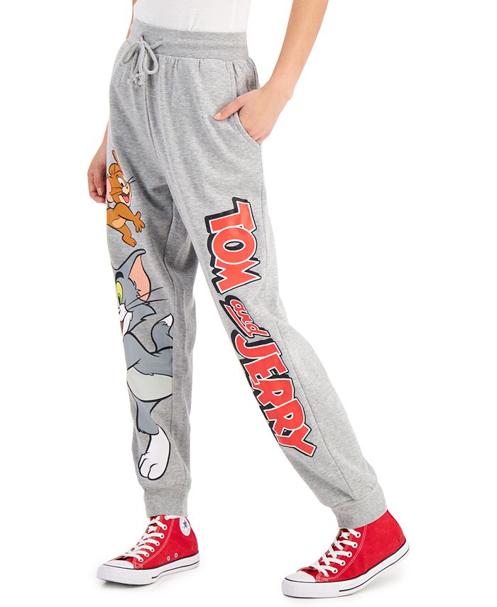 Tom and Jerry Juniors' Graphic Print Jogging Pants & Reviews - Leggings & Pants - Juniors - Macy's