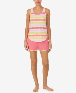 Nautica Tie-Dyed Tank Top & Shorts Sleep Set