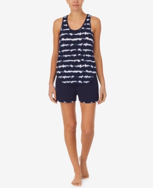 Nautica Tie-Dyed Tank Top & Shorts Sleep Set