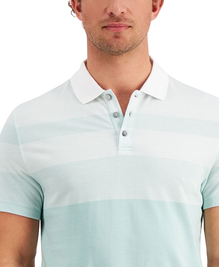 Alfani Men's Twill Striped Polo Shirt, Created for Macy's & Reviews Polos Men Macy's