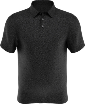 Big Boys All Over Textured Print Short Sleeve Golf Polo Shirt