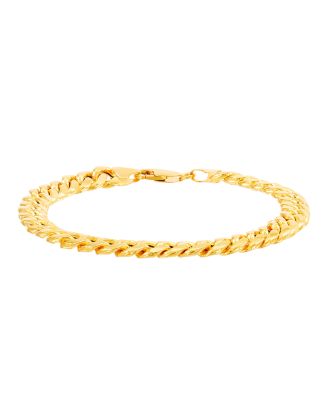 Men's Miami Cuban Link 8-1/2 Bracelet (7mm) in 10k Gold