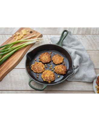 10.25" Enameled Cast Iron Skillet with Helper Handle