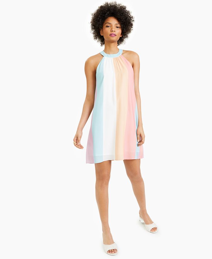 Bar iii striped dress top