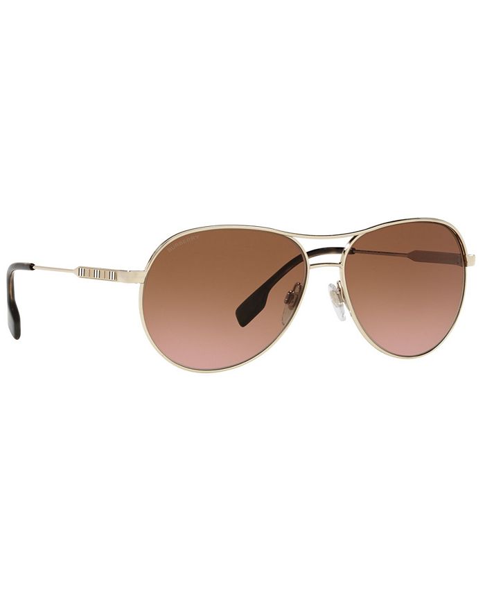 Burberry Women's Tara Sunglasses, BE3122 59 - Macy's