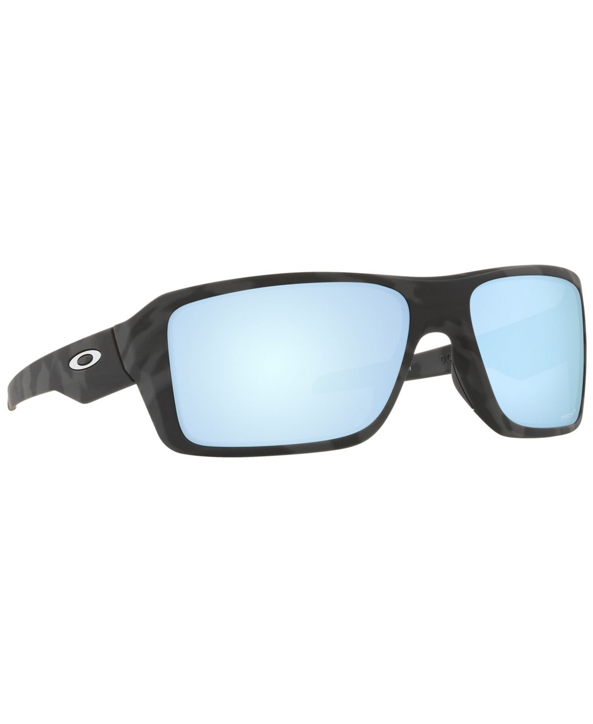 Oakley Men's Double Edge Polarized Sunglasses, Oo9380 66 In Matte Black Camo,prizm Deep Water Polari
