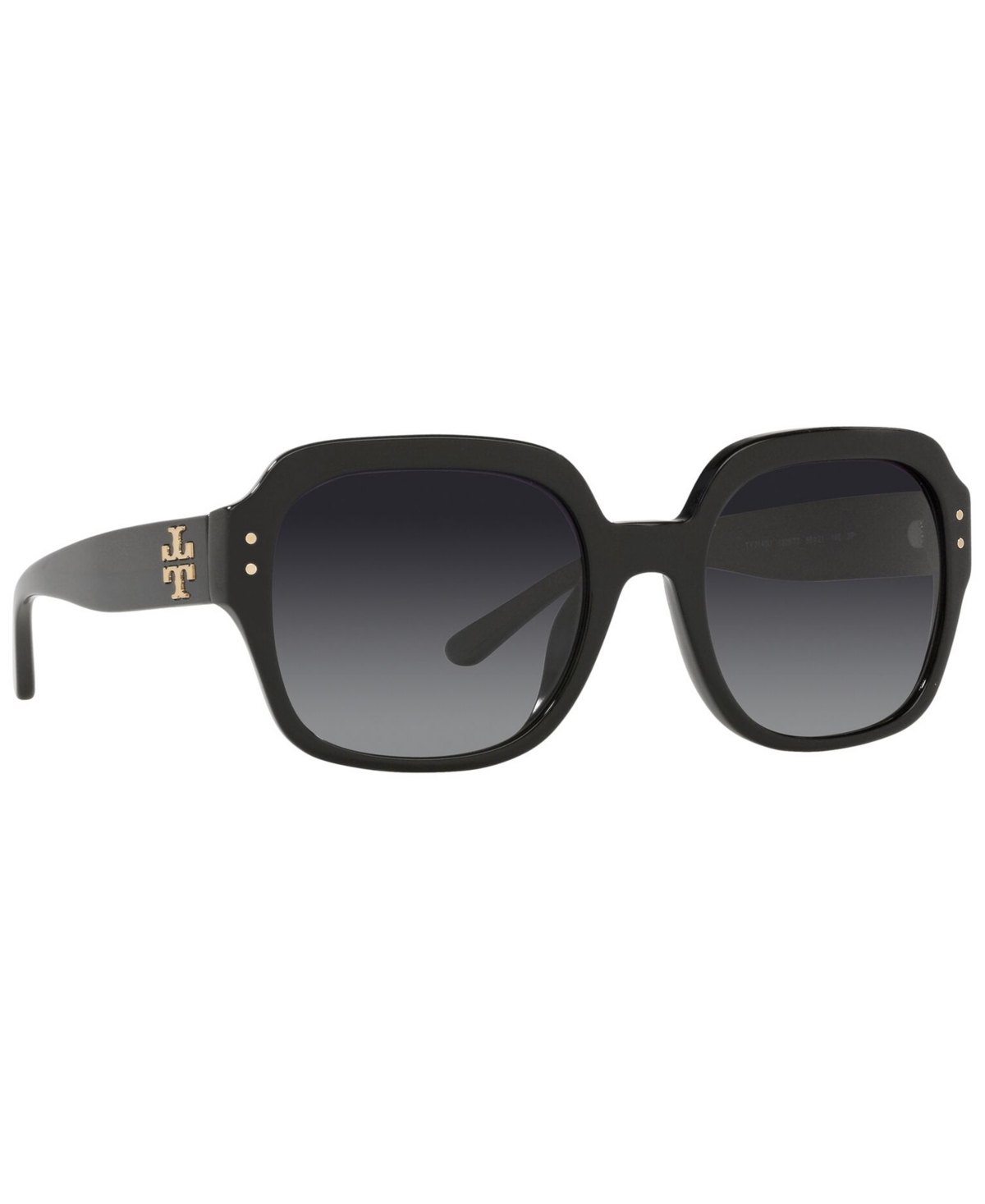Shop Tory Burch Women's Polarized Sunglasses, Ty7143u In Black,grey Gradient Polar