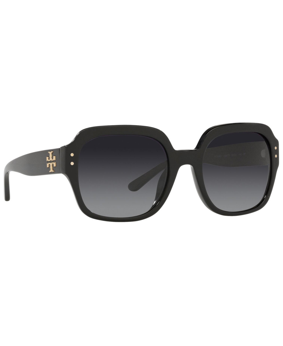 Tory Burch Women's Polarized Sunglasses, Ty7143u In Black,grey Gradient Polar