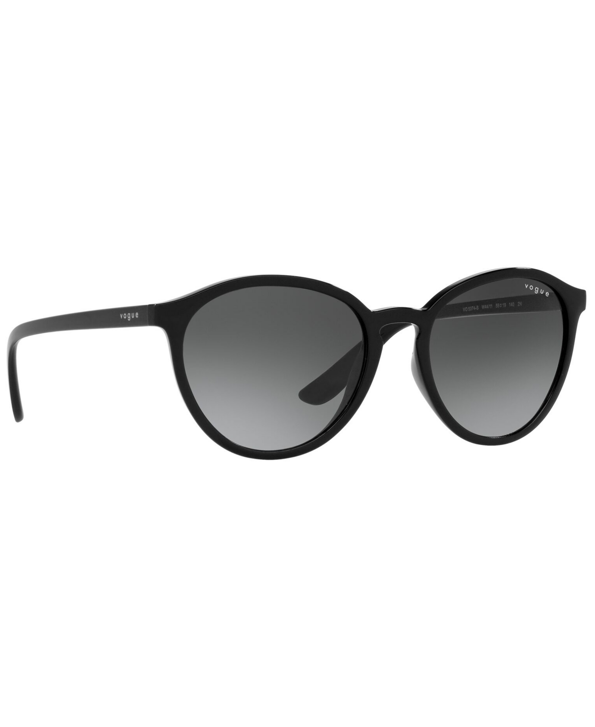 Shop Vogue Eyewear Women's Sunglasses, Vo5374s 55 In Black,grey Gradient