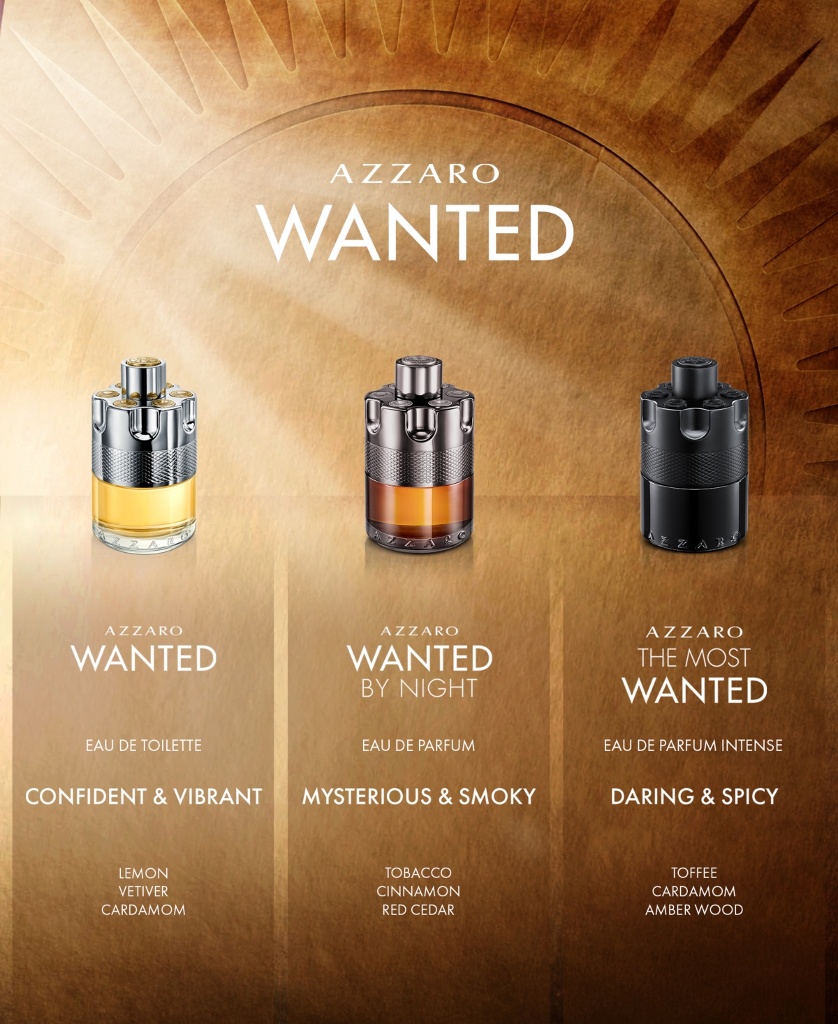 Shop Azzaro Men's The Most Wanted Eau De Parfum Intense Spray, 1.7-oz. In No Color