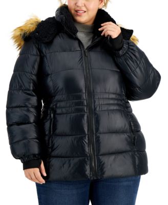 steve madden plus size coat