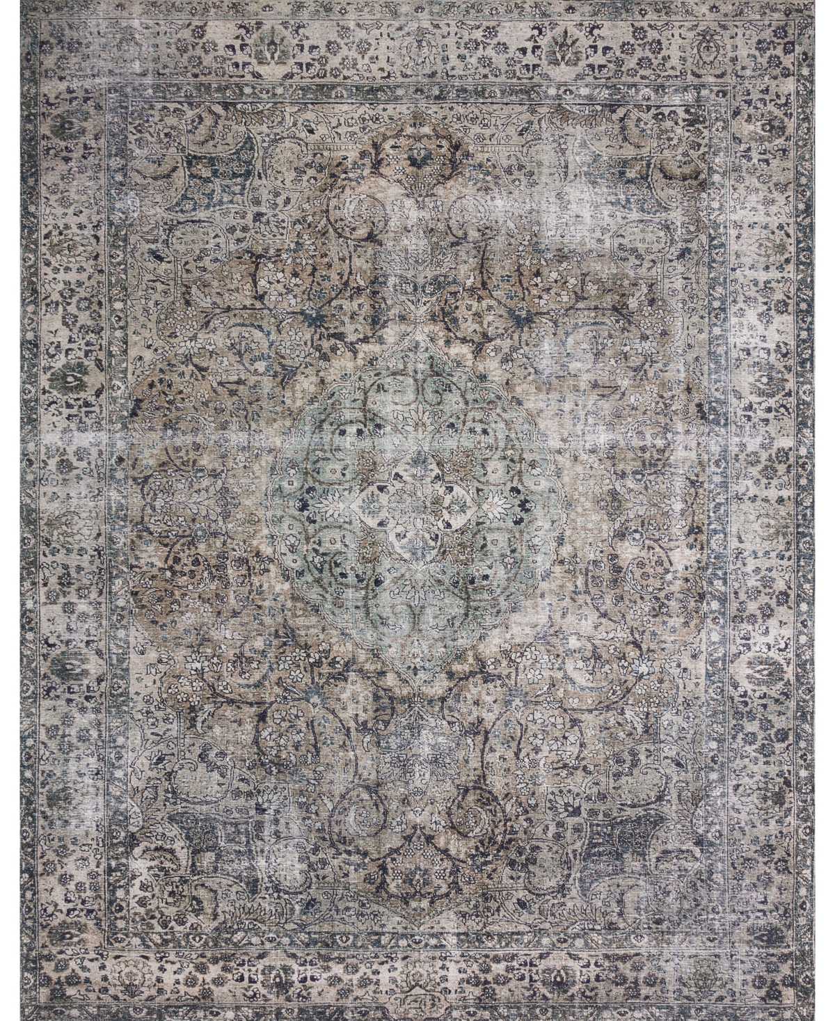 Loloi Ii Layla Lay-06 7'6in x 9'6in Area Rug - Taupe