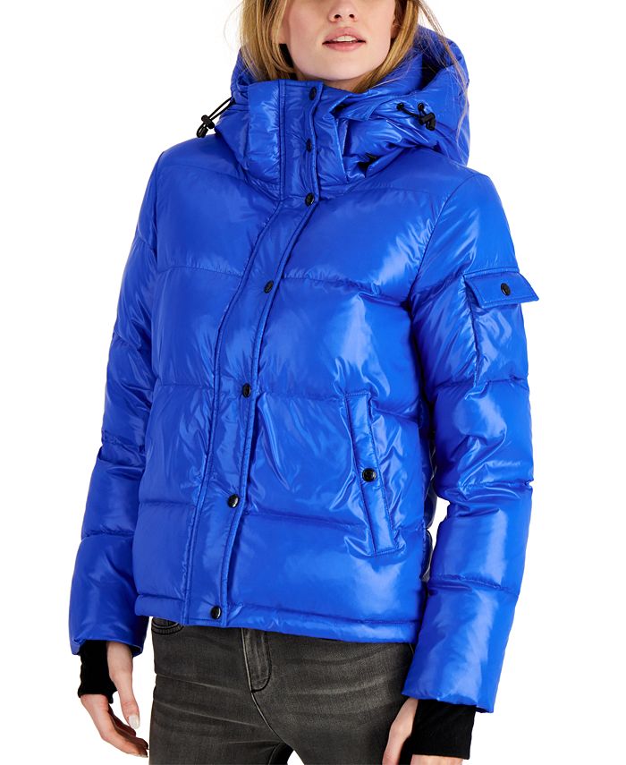 S13 Ella Lacquer Hooded Down Puffer Coat & Reviews - Coats & Jackets ...