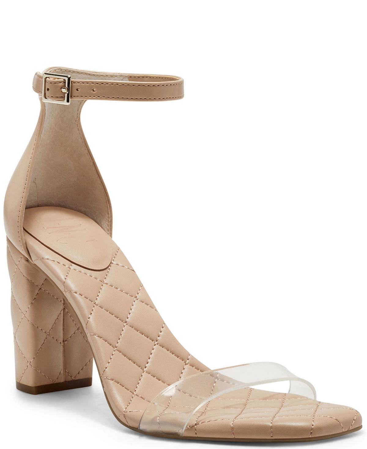 Inc International Concepts Women s Lexini Two piece Sandals Created For Macy s Women s Shoes In Nude Quilted ModeSens
