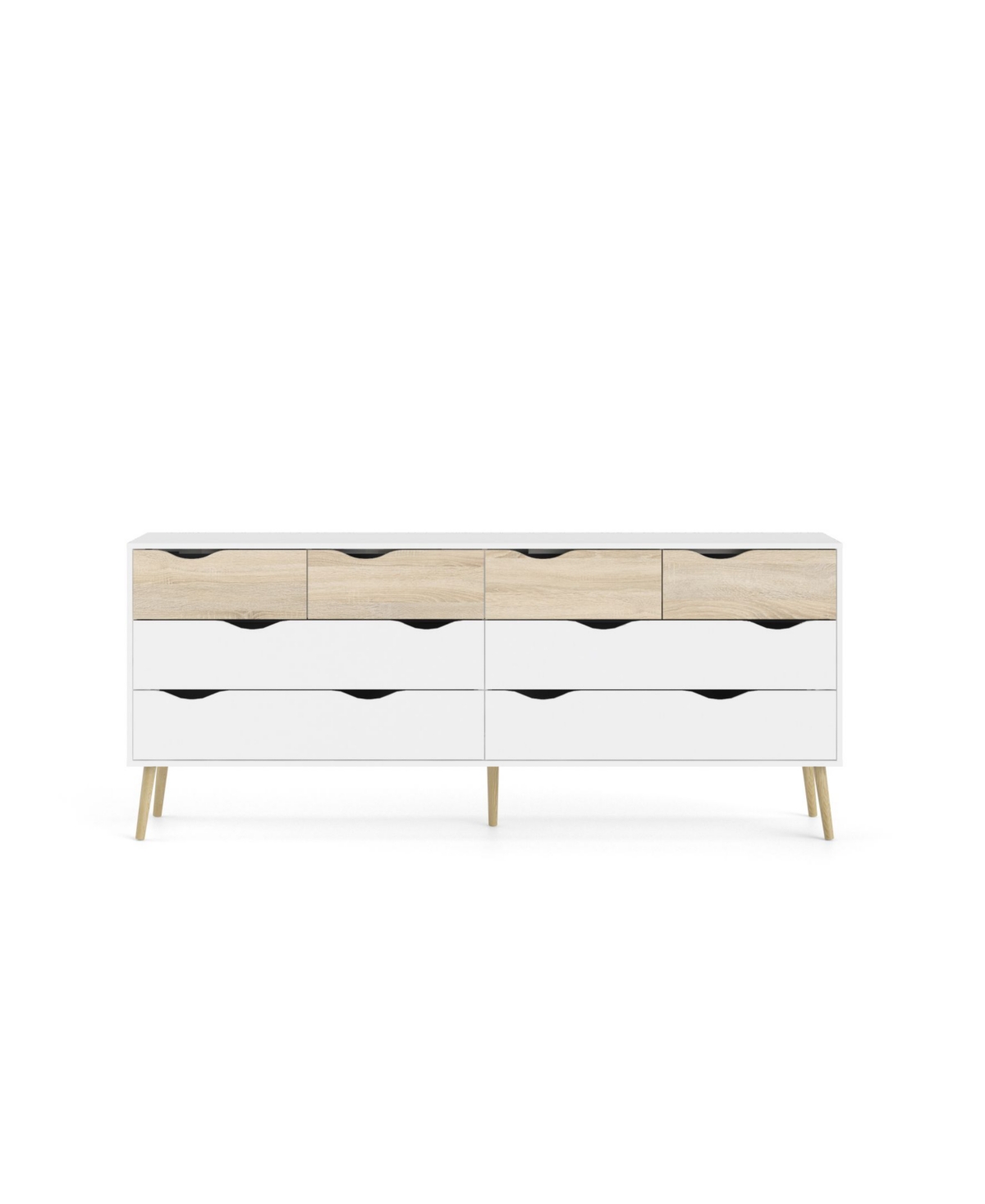 TVILUM DIANA 8 DRAWER DOUBLE DRESSER