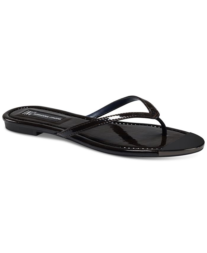 INC International Concepts Mercerr Thong Sandals, Created for Macy's ...