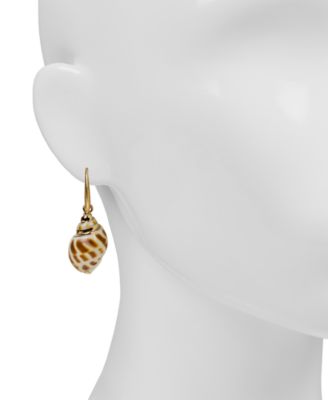 Patricia Nash SCOTCH BONNET SHELL DROP EARRINGS