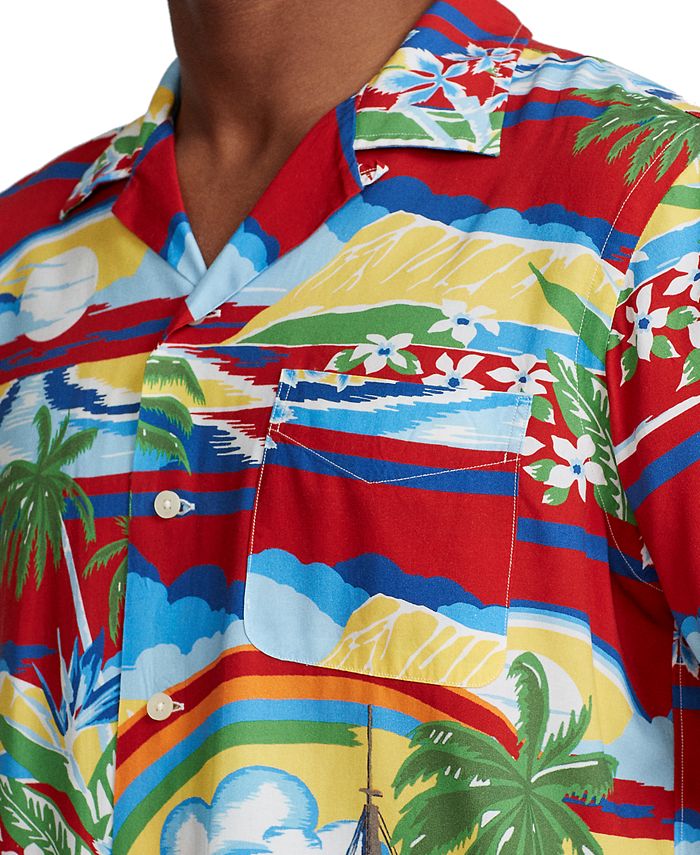 Polo Ralph Lauren Men's ClassicFit Tropical Camp Shirt & Reviews