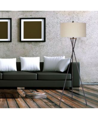 Tripod Rust Floor Lamp