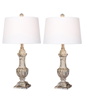 Fangio Lighting Resin Table Lamps Set of 2