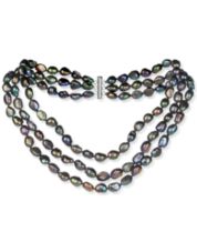 Macy's tahitian cheap pearl necklace