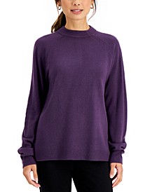 Cotton Luxsoft Mock-Neck Sweater, Created for Macy's