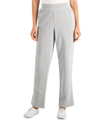 100 cotton open bottom sweatpants