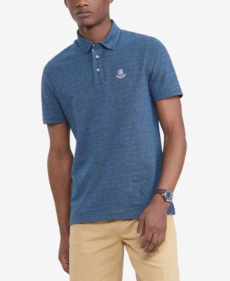 Men's Custom-Fit TH Luxe Jacques Dot Polo